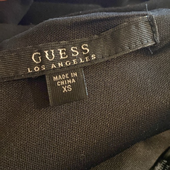 Guess Black Women’s Zip Up Crop Top - Picture 5 of 6
